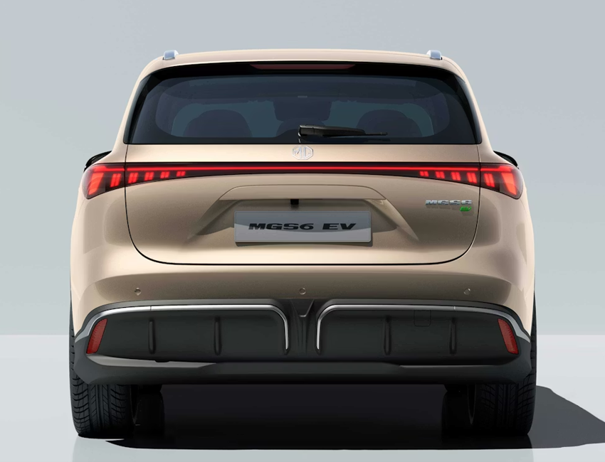 Habitacle spacieux et confortable du MG S6 EV